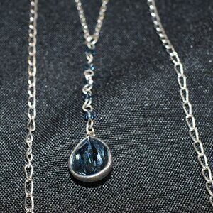 Touchstone Crystal by Swarovski Wrapped Up Necklace 1003N  New in Box